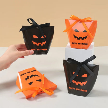 Sacos de doces de Halloween 6 peças, lembrancinhas de festa de Halloween para doces