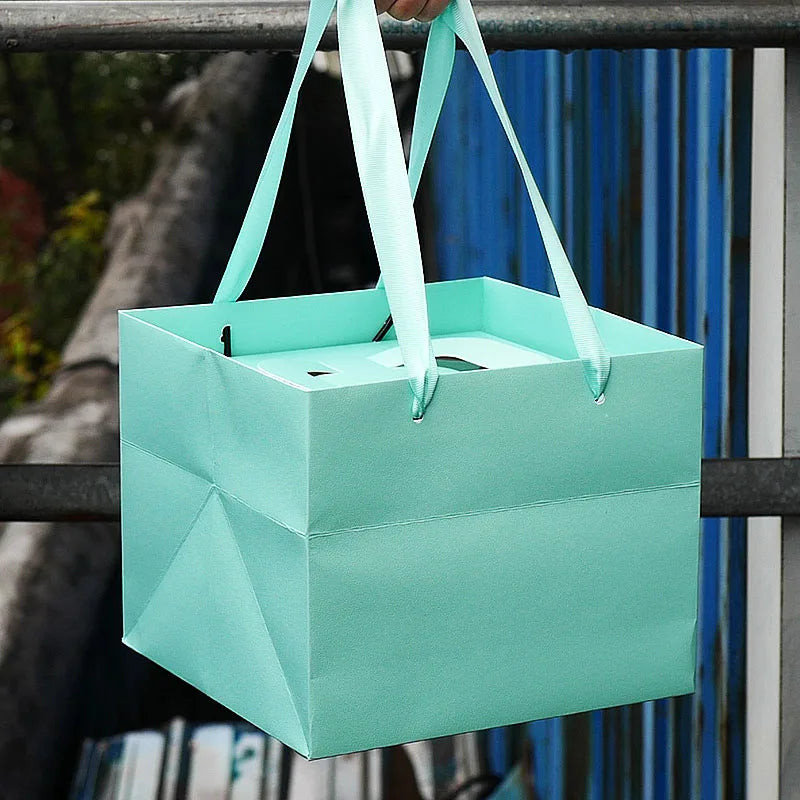 Kit Sacola de Papel Colorido PP 6/8/10/12 polegadas