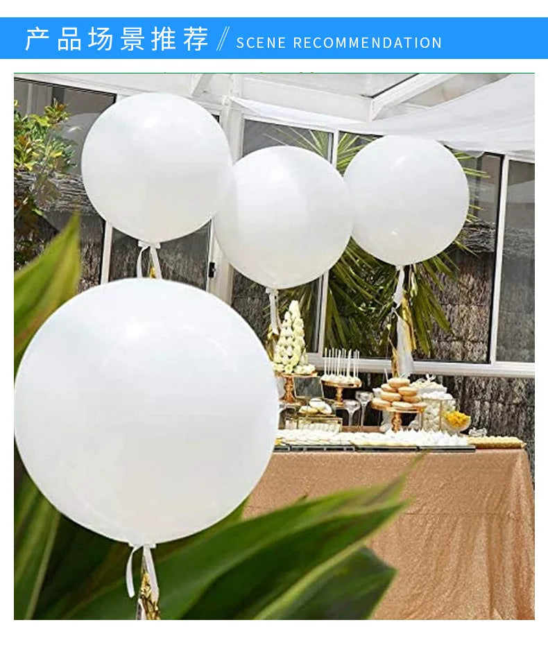 Balão meteorológico profissional Balões gigantes de 120 polegadas Balões decoração