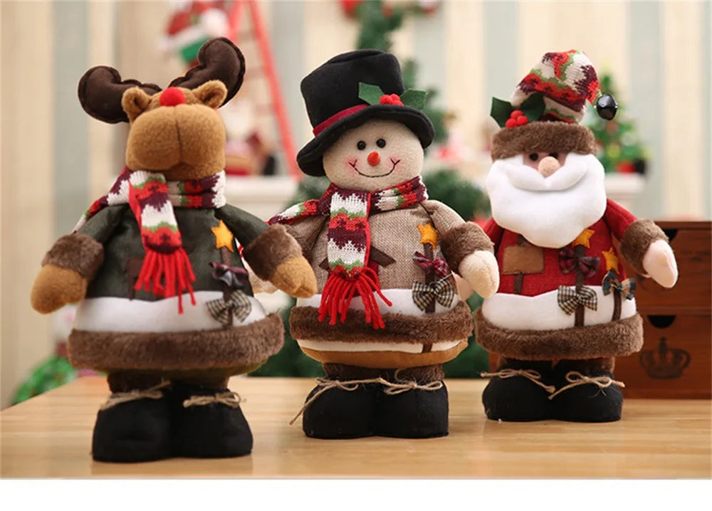 Boneco em pé de natal, presente Infantil, novidade, natal 60*18CM