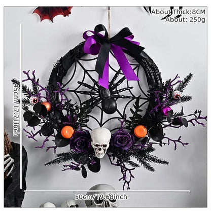 Guirlanda de Halloween com Videiras Roxas, Guirlanda de Halloween com Videiras Roxas