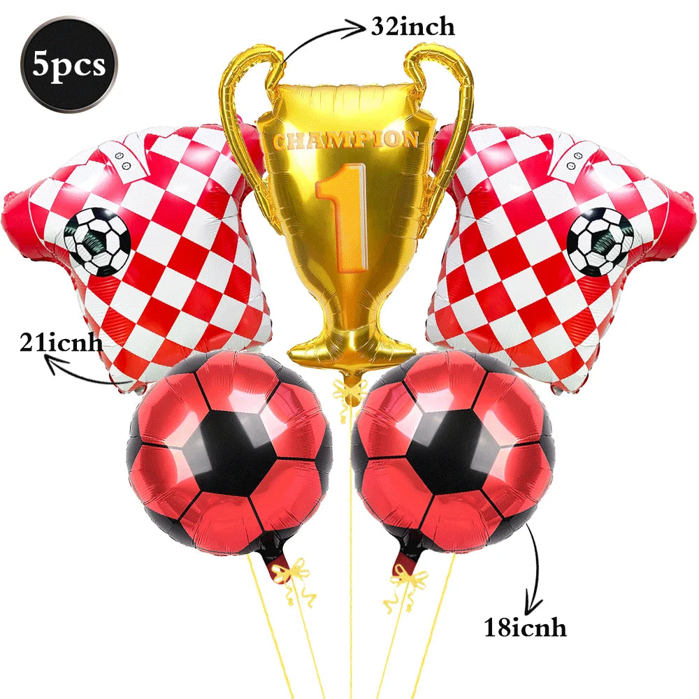 Camisa Copa do Mundo 5 peças Balão Metalizado Camisa 10 Brasil Futebol Copa Do Mundo