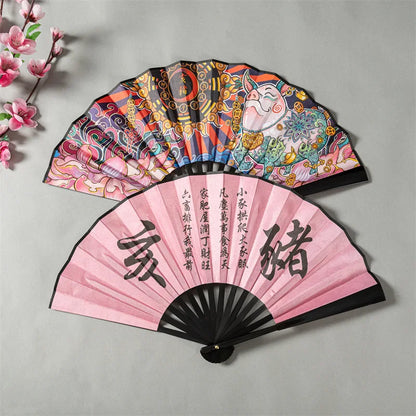 Leque de mão chinês leque dobrável chinês decoração da cultura chinesa decoração retrô