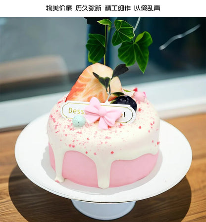 Bolo Fake Modelo De Bolo De Simulação Brinquedos De Adereços De Bolo Modelo de Bolo