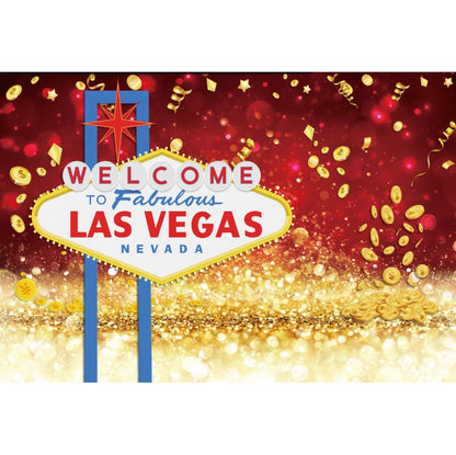 Cenário de aniversário de cassino Las Vegas Casino Noite Tema de Aniversário Decorações