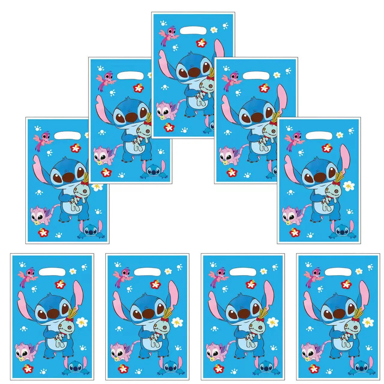 Kit Decoração Festa de Aniversário Infantil Stitch e Angel