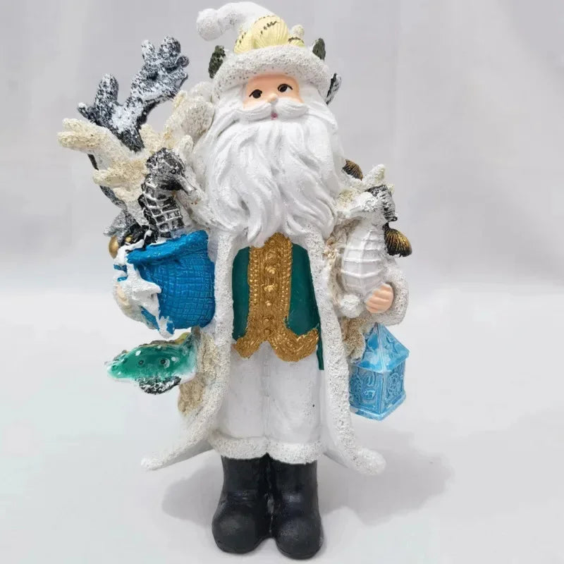 Suporte de Doces Boneco de Neve Enfeite Decorativo de Natal, Formato Boneco de Neve em Resina