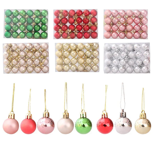 Bolas Penduradas Árvore de Natal 144 Peças Enfeites de Bola de Natal Decoração Enfeites