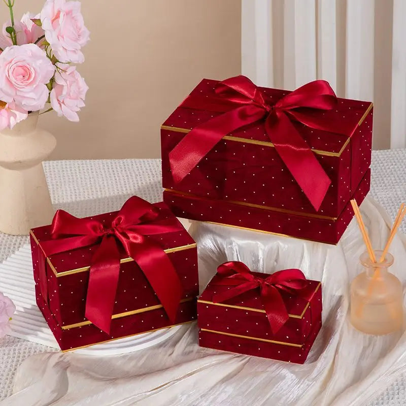 Caixa Natalina 1 Peça Caixas Cilíndricas Criativas para Decoração de Casamento Doces