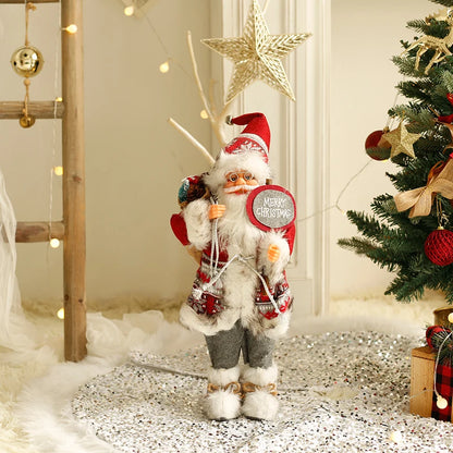 Papai Noel Papai Noel grande de 60cm, decoração de Feliz Natal para Lar, Feliz Ano Novo