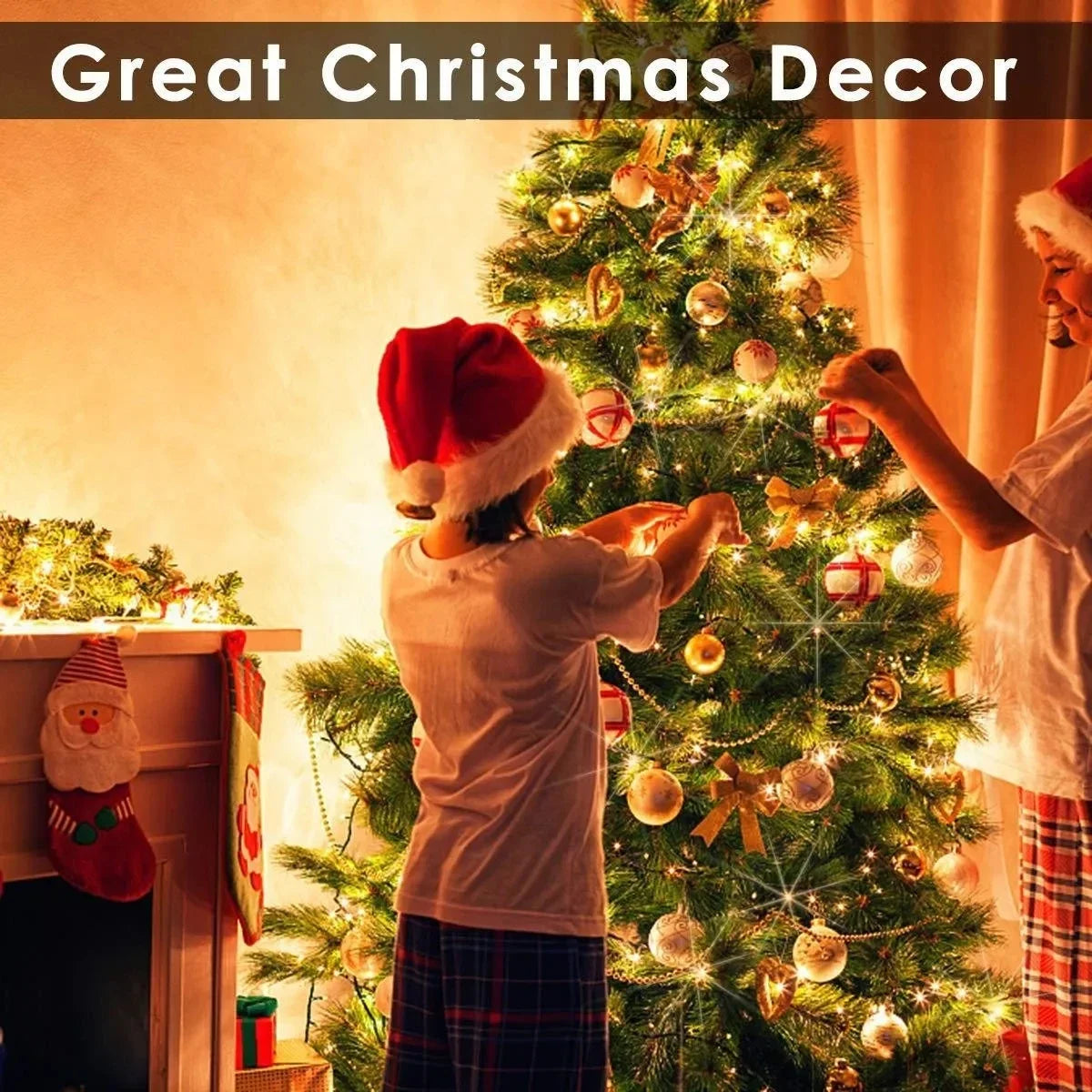 Luzes decorativas LED Fio De Fada Cordão Led 10 Metros 100 Leds Usb C/ Controle