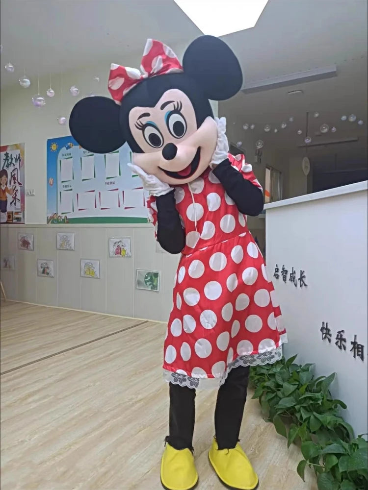 Fantasia de Mascote da Mickey Masculino Adulto Fantasia de Mascote da Minnie Mouse