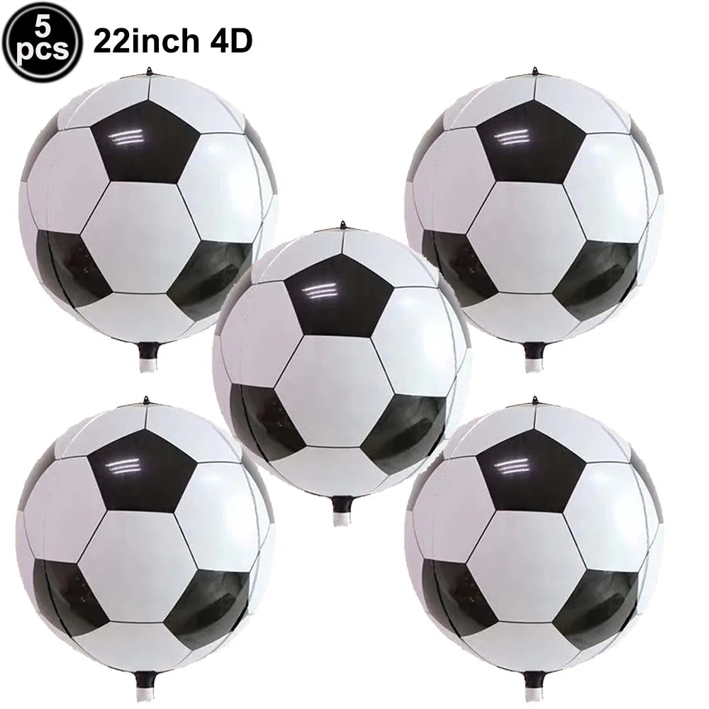 Balão de Copa do Mundo e Troféu Futebol Gigante Em Folha Para Decoração De Festa