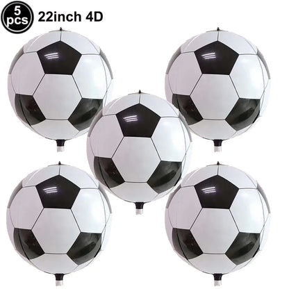 Balão de Copa do Mundo e Troféu Futebol Gigante Em Folha Para Decoração De Festa