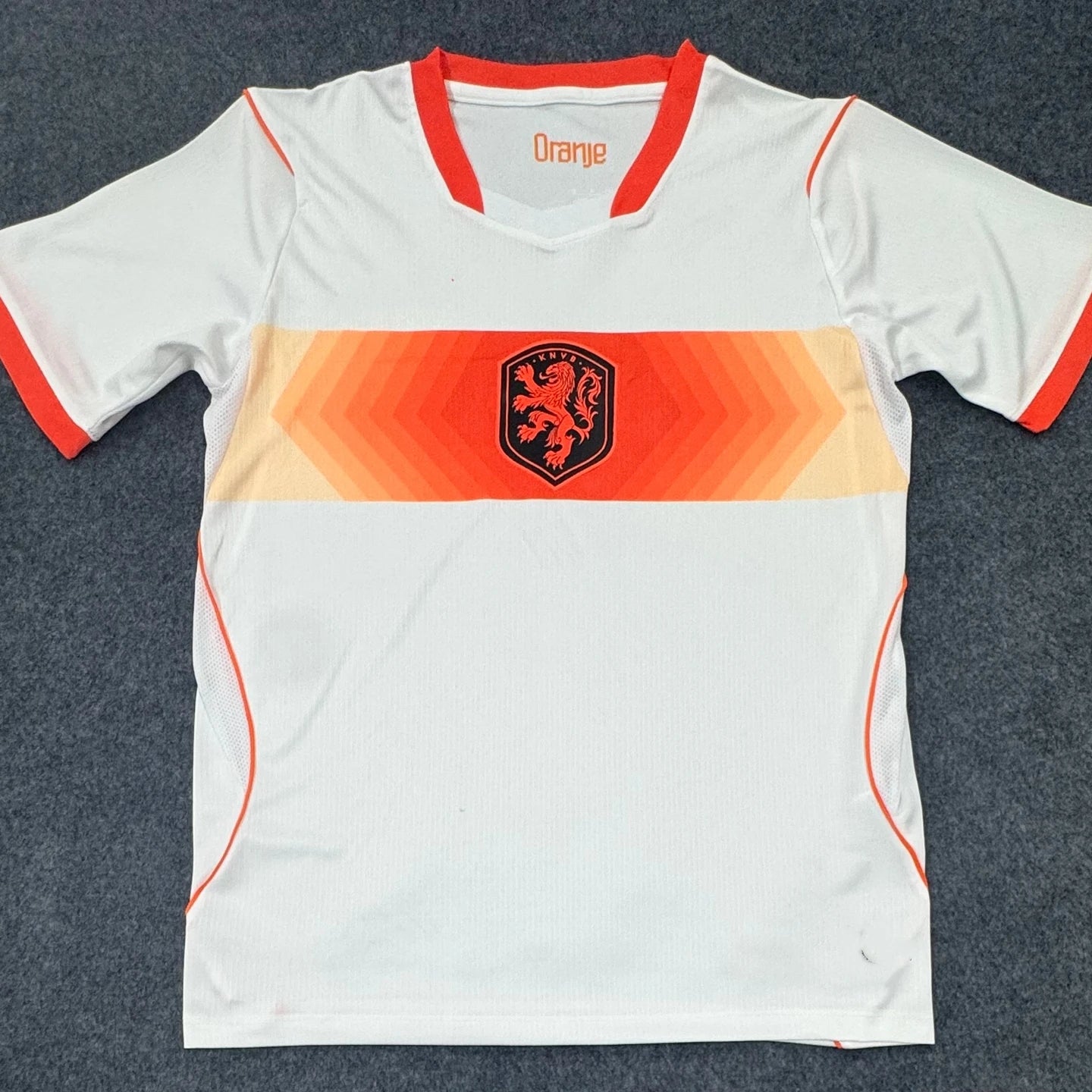 Camisa Holanda Holanda Laranja Futebol Fãs Esporte Retrô Vintage 3D