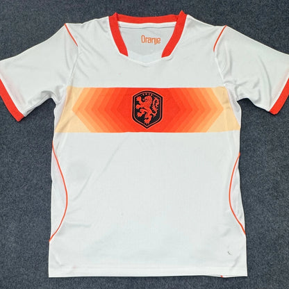 Camisa Holanda Holanda Laranja Futebol Fãs Esporte Retrô Vintage 3D