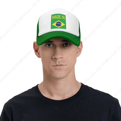 Boné Seleção Brasileira, Preto com Bordado Dourado, Unissex, Futebol Copa do Mundo
