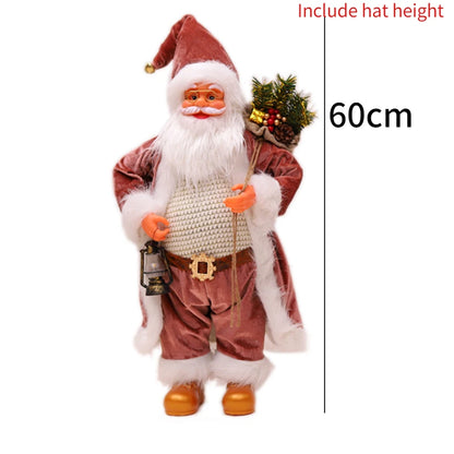 Papai Noel Papai Noel grande de 60cm, decoração de Feliz Natal para Lar, Feliz Ano Novo