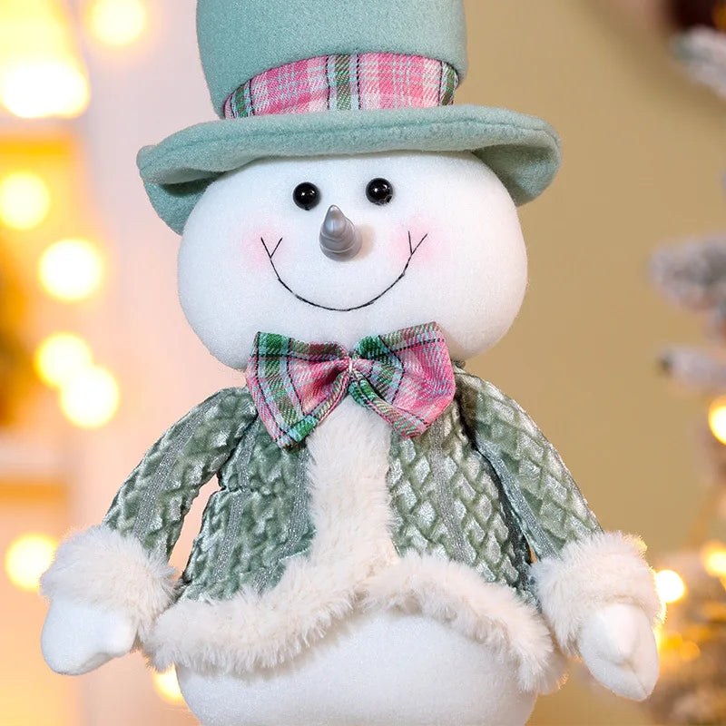 Kit decoração Natal personagens figuras de boneca de natal, brinquedo de papai Noel