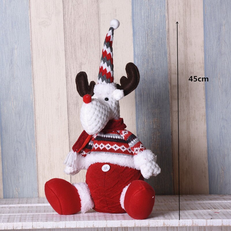 Boneco Natal Papai Noel Cozinheiro Padeiro Chef Em Tecido 48cm