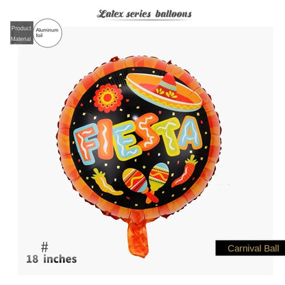 Balão Fiesta Sombrero com tema mexicano, balões, aniversário, chá de bebê, taco e artigos