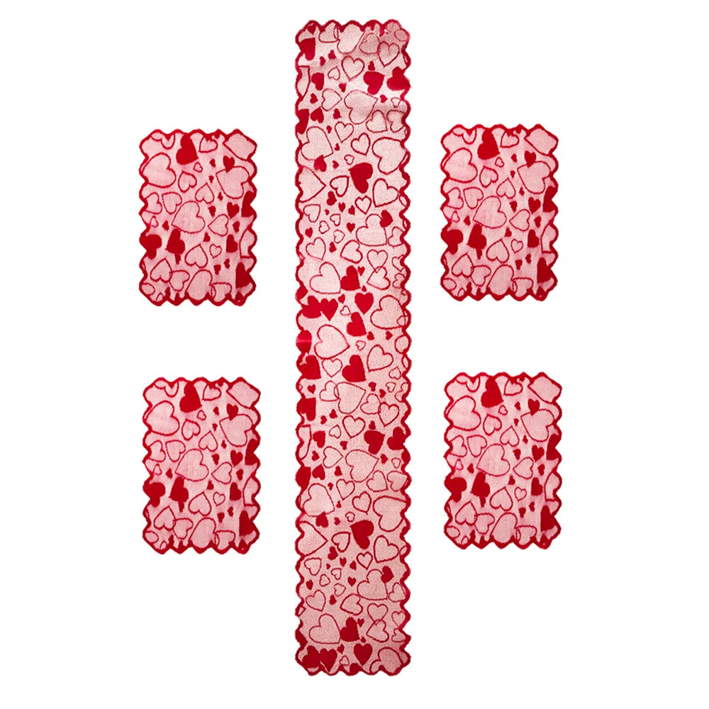 Toalha de mesa para o dia dos namorados, 183x133cm, decoração dia dos namorados