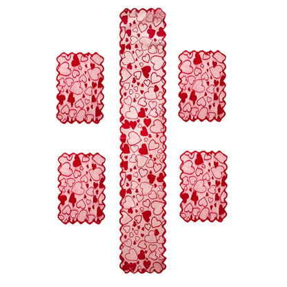 Toalha de mesa para o dia dos namorados, 183x133cm, decoração dia dos namorados