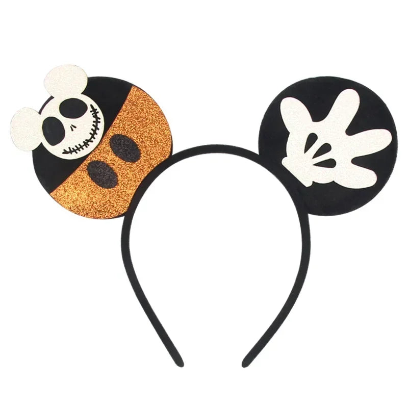 Tiaras Acessórios Disney Conjunto de 1 tiaras com orelhas rato para o Halloween, lantejoulas