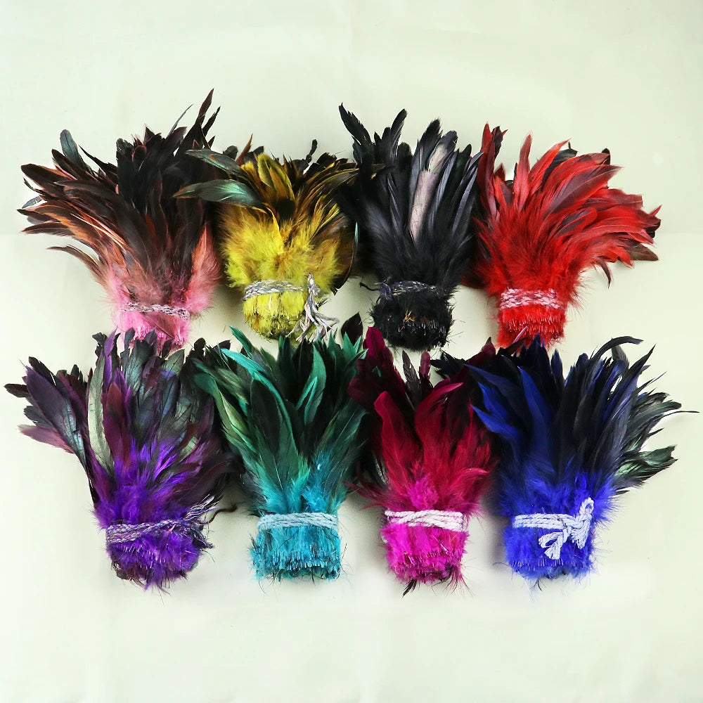 1000 peças de penas de ganso coloridas a granel 4-6 polegadas (10-15 cm)