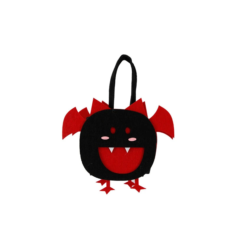 Sacolas de doces de Halloween para crianças - Sacola reutilizável de Halloween adequada