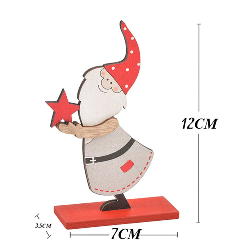 Trenzinho De Natal De Madeira Ornamentação De Árvore