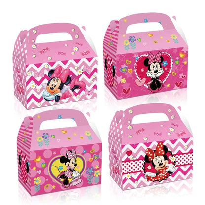 Kit Decoração Sacolas Presente Festa de Aniversário Infantil Mickey Baby e Minnie Baby