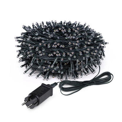 Luzes de fada a bateria para áreas externas de luzes de Natal LED para ambientes internos