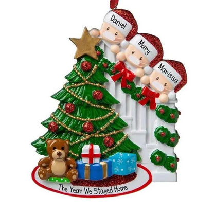 Porta-Retrato Árvore de Natal Enfeite de Natal Personalizado em Formato de Porta-Retrato 7.8cm*7.7cm
