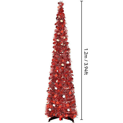 Árvore de Natal Artificial Pop-Up de 1.5 Metros Árvore de Natal para Decoração Ambientes