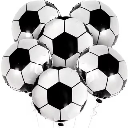 6 peças de balões de folha com tema esportivo, balões de beisebol de 18 polegadas balões