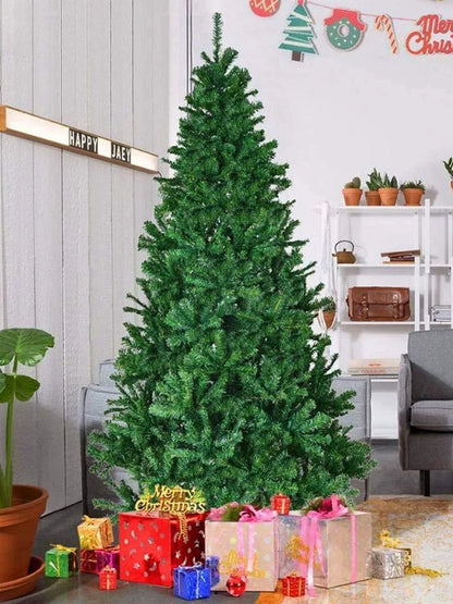 Árvore Natal Tradicional 150 Cm Pinheiro Cheia 280 Galhos Pé Metal Premium Decoração
