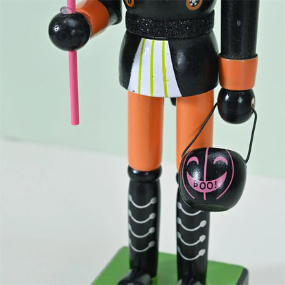 Quebra-Nozes De Halloween | Estatueta de Abóbora Bruxa em para Quebra-Nozes | Figurino