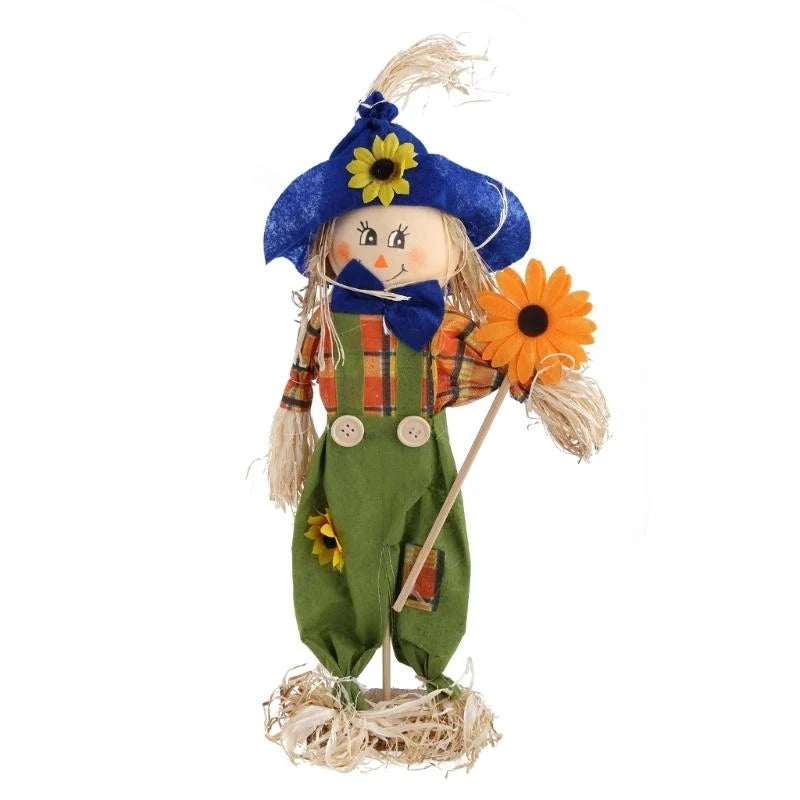 Kit Boneco Espantalho Decorativo Para Festa Junina - Januário E Lindinha 37cm - 1 Un.