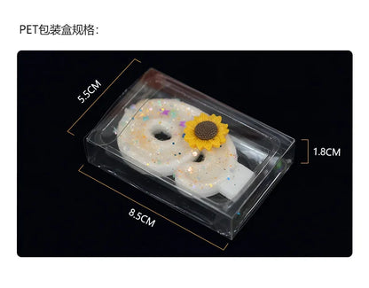 Velas Aniversário 5, Velas de Aniversário Girassol Números Meninas, Vela Brilhante 5 e Velas