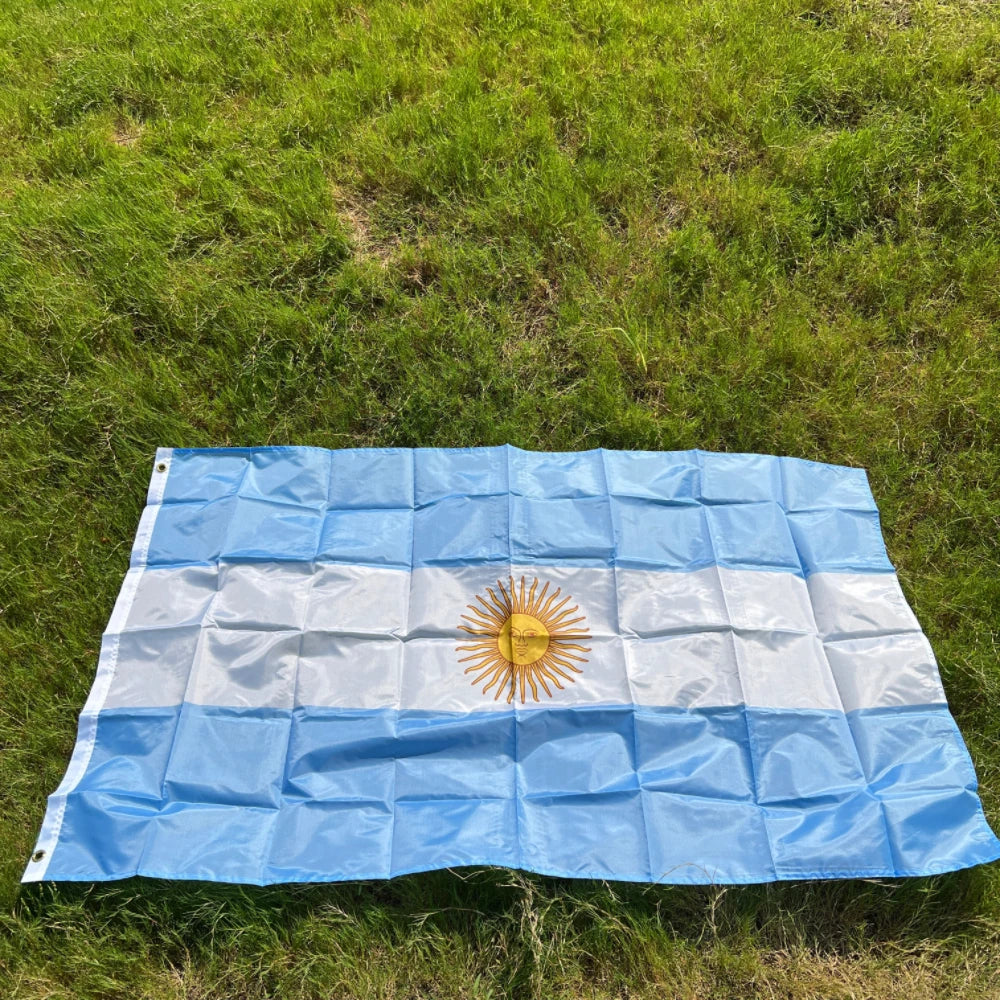 Bandeira Argentina Copa do Mundo 9 x 1,5 m, Bandeira Nacional Grande para Decoração