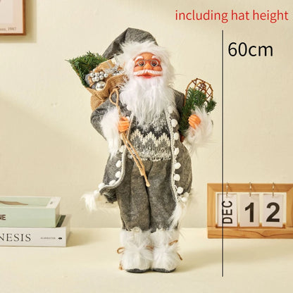 Papai Noel Papai Noel grande de 60cm, decoração de Feliz Natal para Lar, Feliz Ano Novo