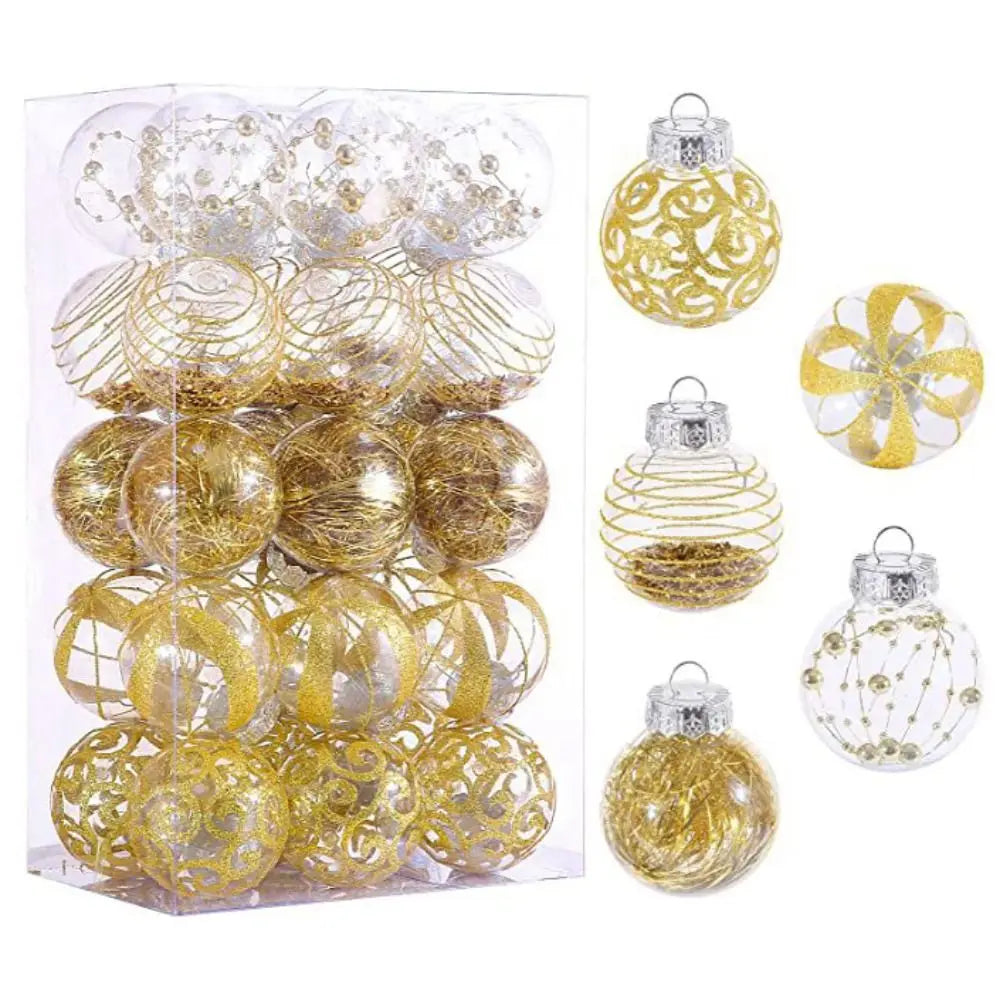 Bola de Natal para Pendurar, Conjunto de 30 Bolas Decorativas de 31cm*12.2 Pol. Natal