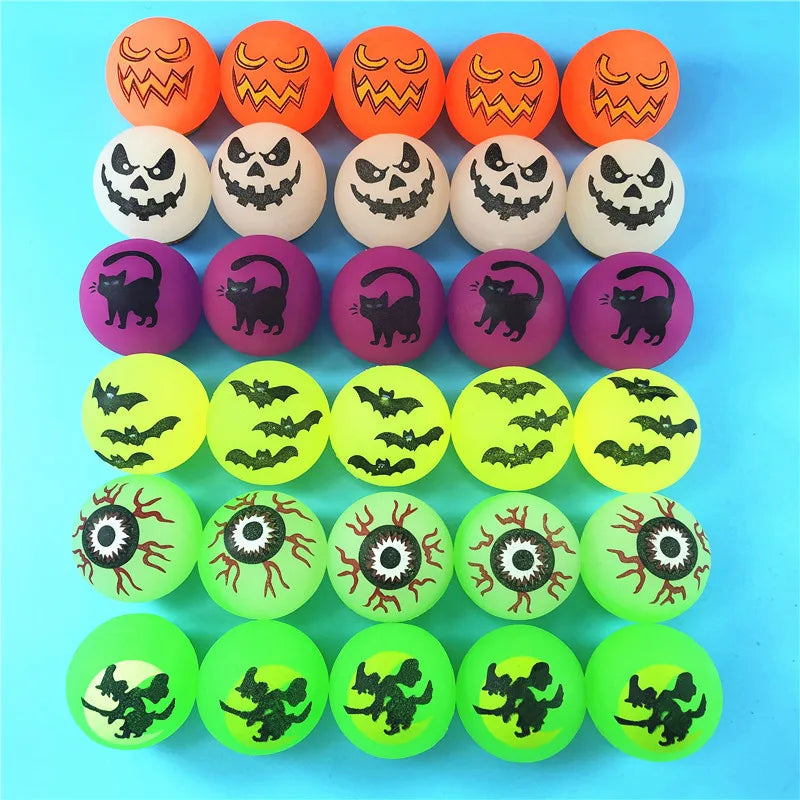 Bolas Gel brilhantes no escuro, 8 modelos bolas Gel com tema de Halloween festas