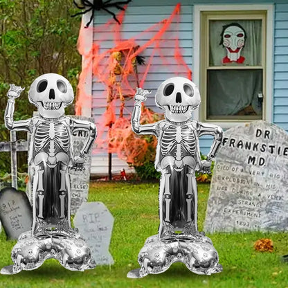 6 Pés Halloween inflável corpo caveira decoração ao ar livre inflável quintal corpo caveira