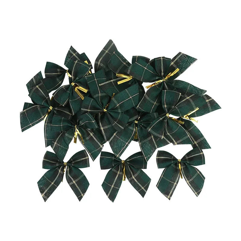 Kit 10/20 peças Laços Grande Vermelho com Telinha Decoração Árvore Guirlanda Natal