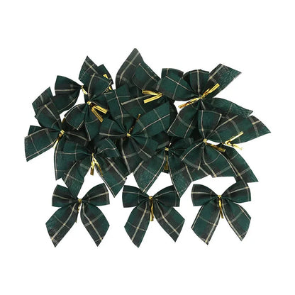 Kit 10/20 peças Laços Grande Vermelho com Telinha Decoração Árvore Guirlanda Natal