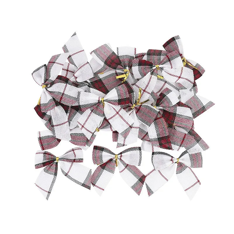 Kit 10/20 peças Laços Grande Vermelho com Telinha Decoração Árvore Guirlanda Natal