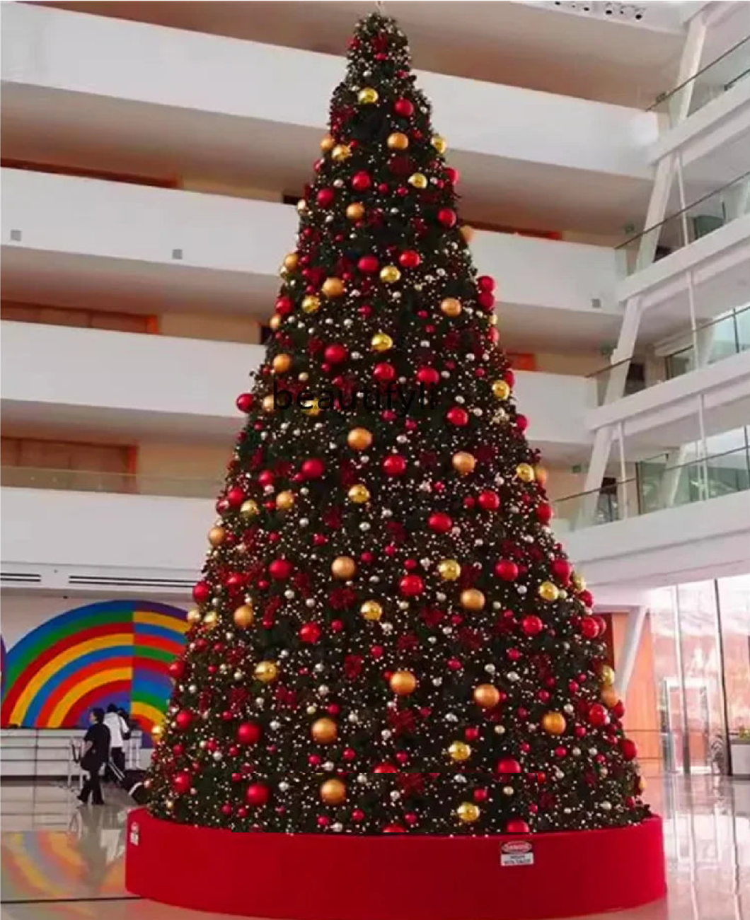 Árvore Pinheiro De Natal Modelo Super Luxo Cor Verde Green 3 metros a 6 metros