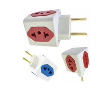 Carregar imagem no visualizador da galeria, KIT 3 Adapter Benjamin Cube 3D 3 Inputs 110V 1 220V Universal Socket 3 Pin
